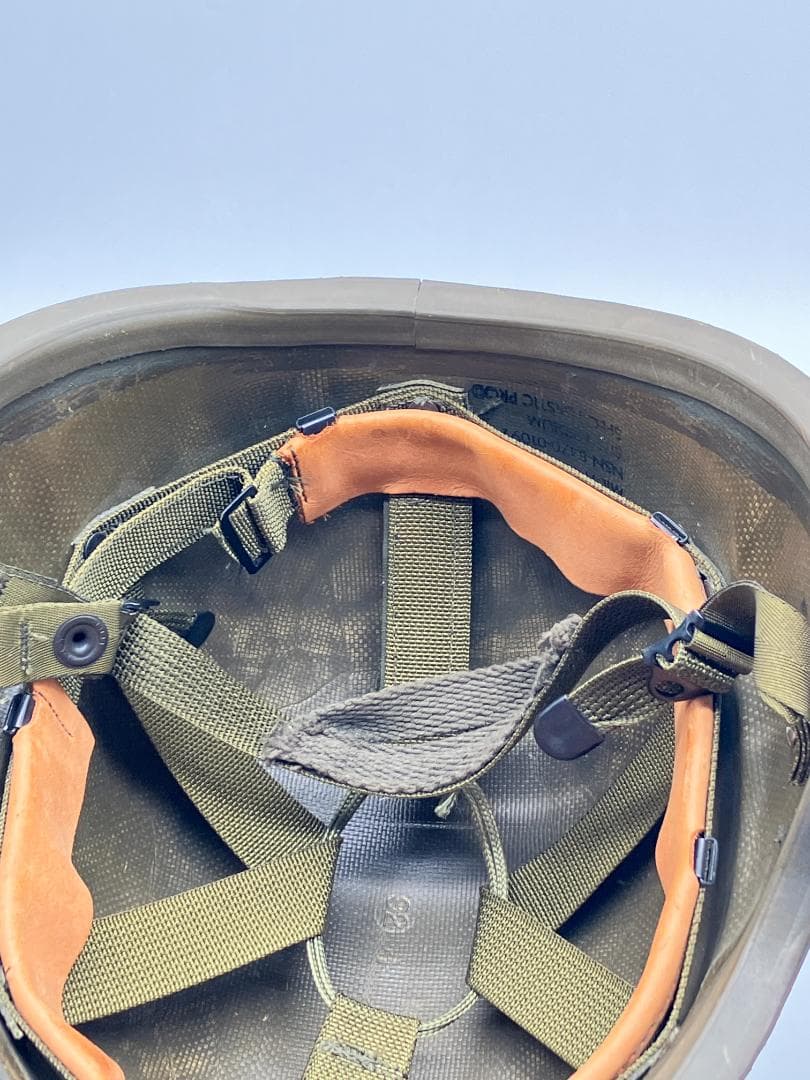 米軍　PASGT フリッツヘルメット　サイズ：M-2　ブラック　黒　軍物