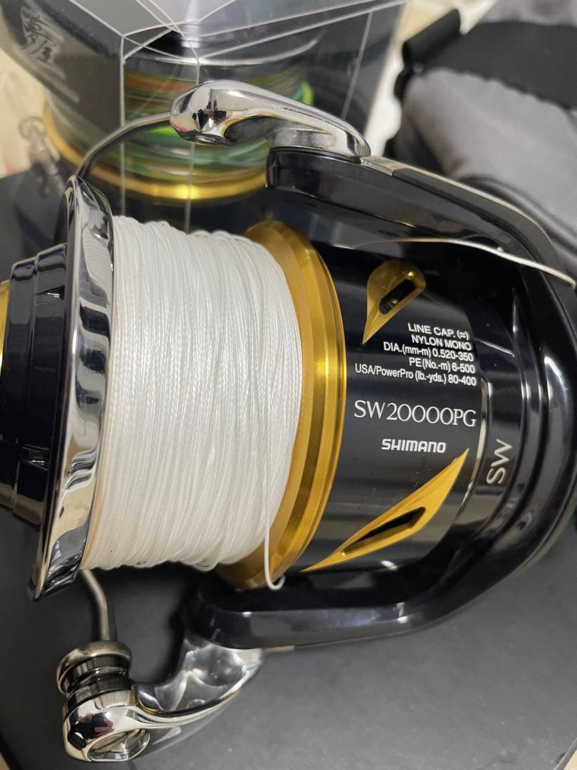 シマノ 20ステラＳＷ20000PGと20000MAXスプール