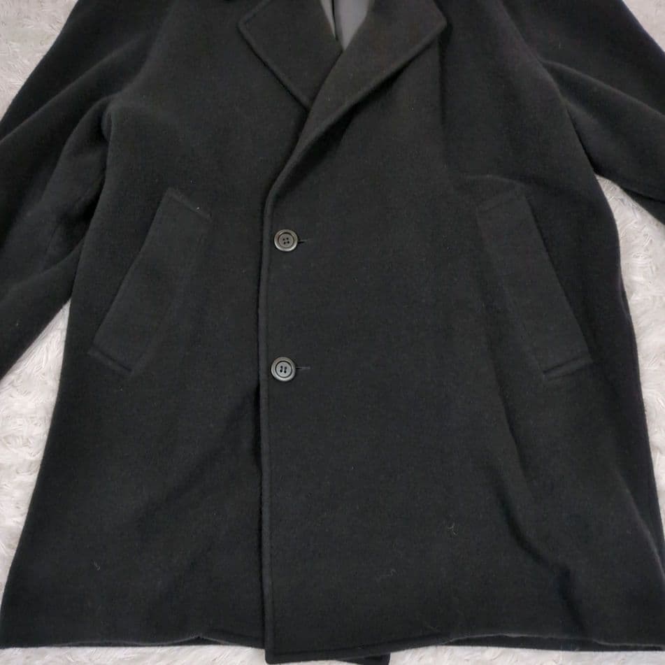 美品【希少サイズ L】イタリア製 モランディ　カシミヤ100%　チェスターコート