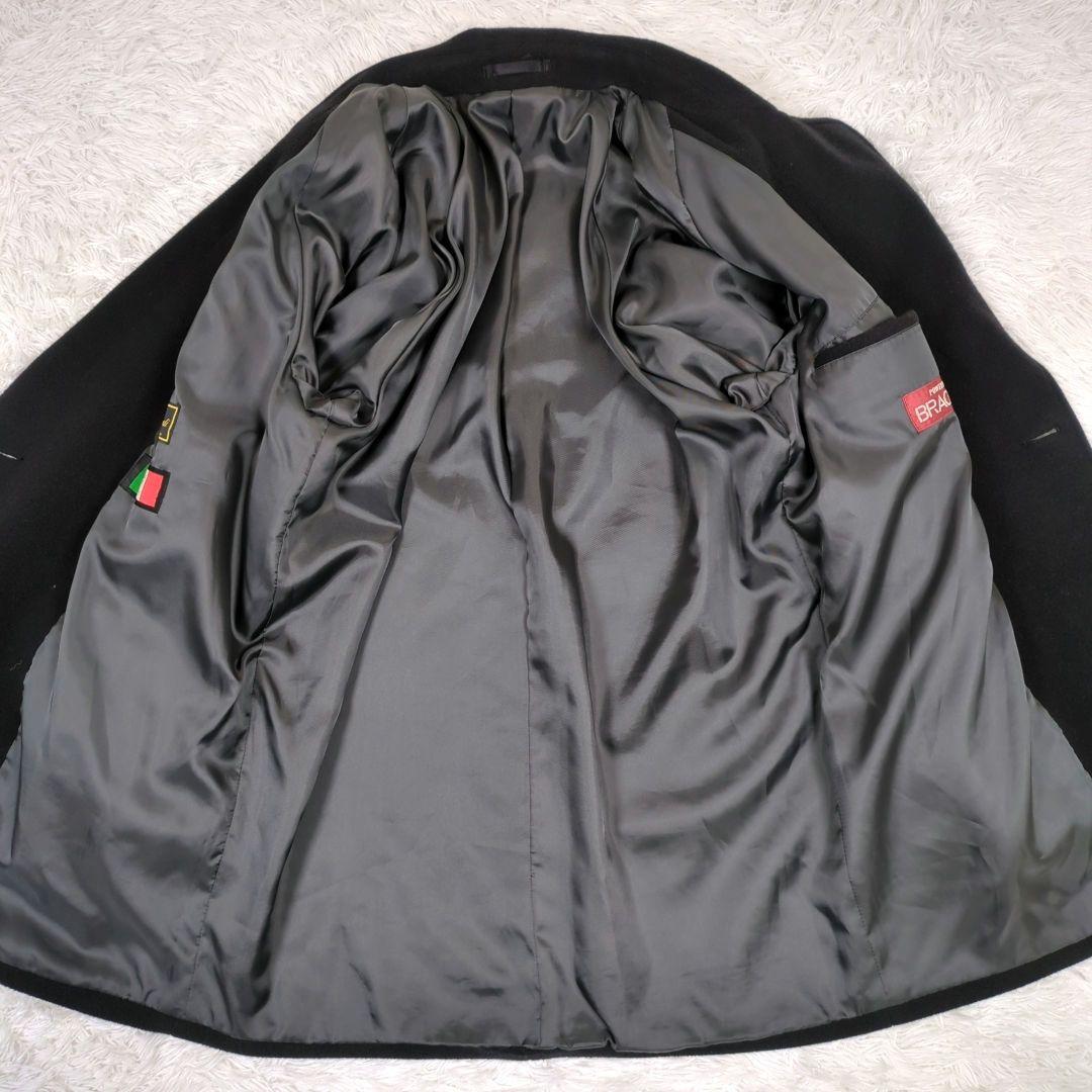 美品【希少サイズ L】イタリア製 モランディ　カシミヤ100%　チェスターコート