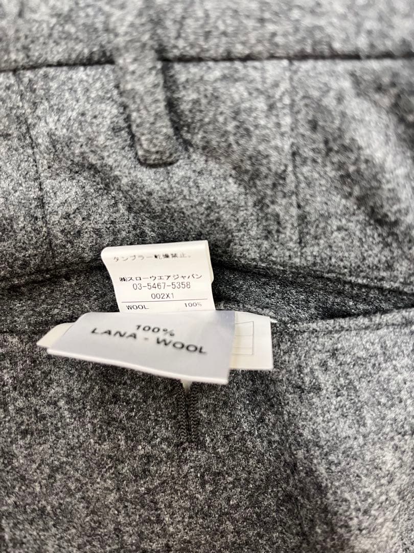 ■INCOTEX/インコテックス 48 1JT035/ウールパンツ/グレー
