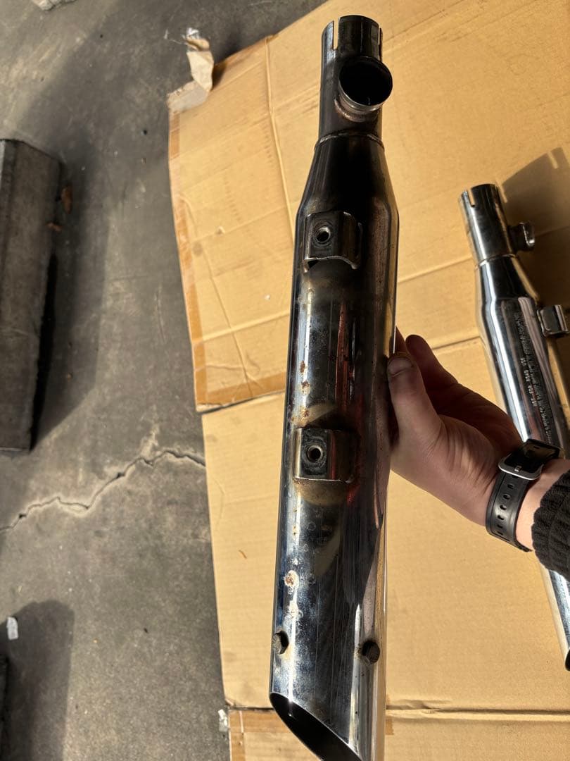 ケンジ様ハーレーダビッドソン スポーツスター スクリーミンイーグルⅡ マフラー