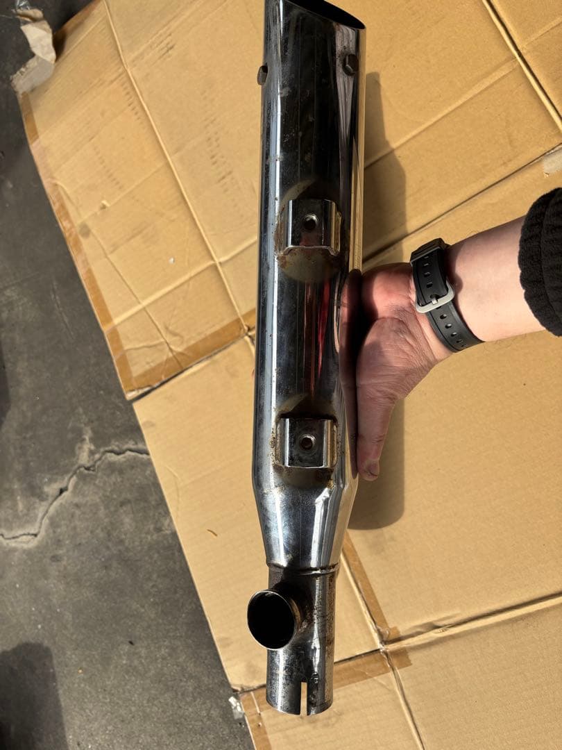 ケンジ様ハーレーダビッドソン スポーツスター スクリーミンイーグルⅡ マフラー