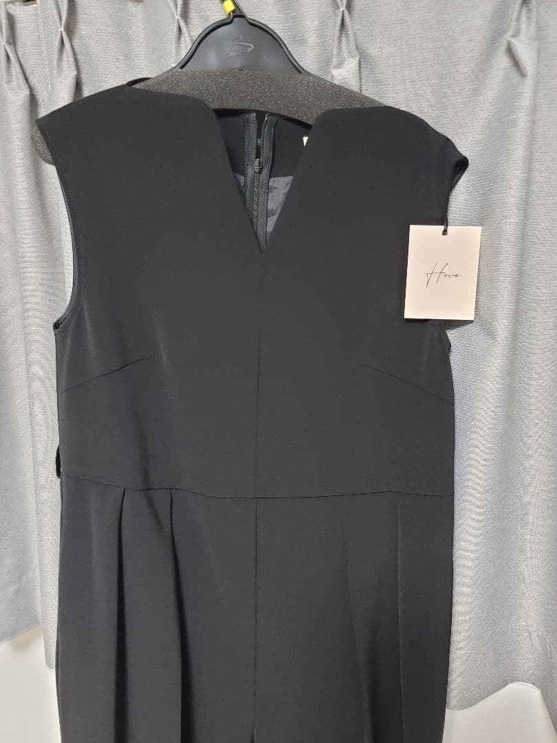 Heve ハートネックオールインワン 新品未使用　ブラック36