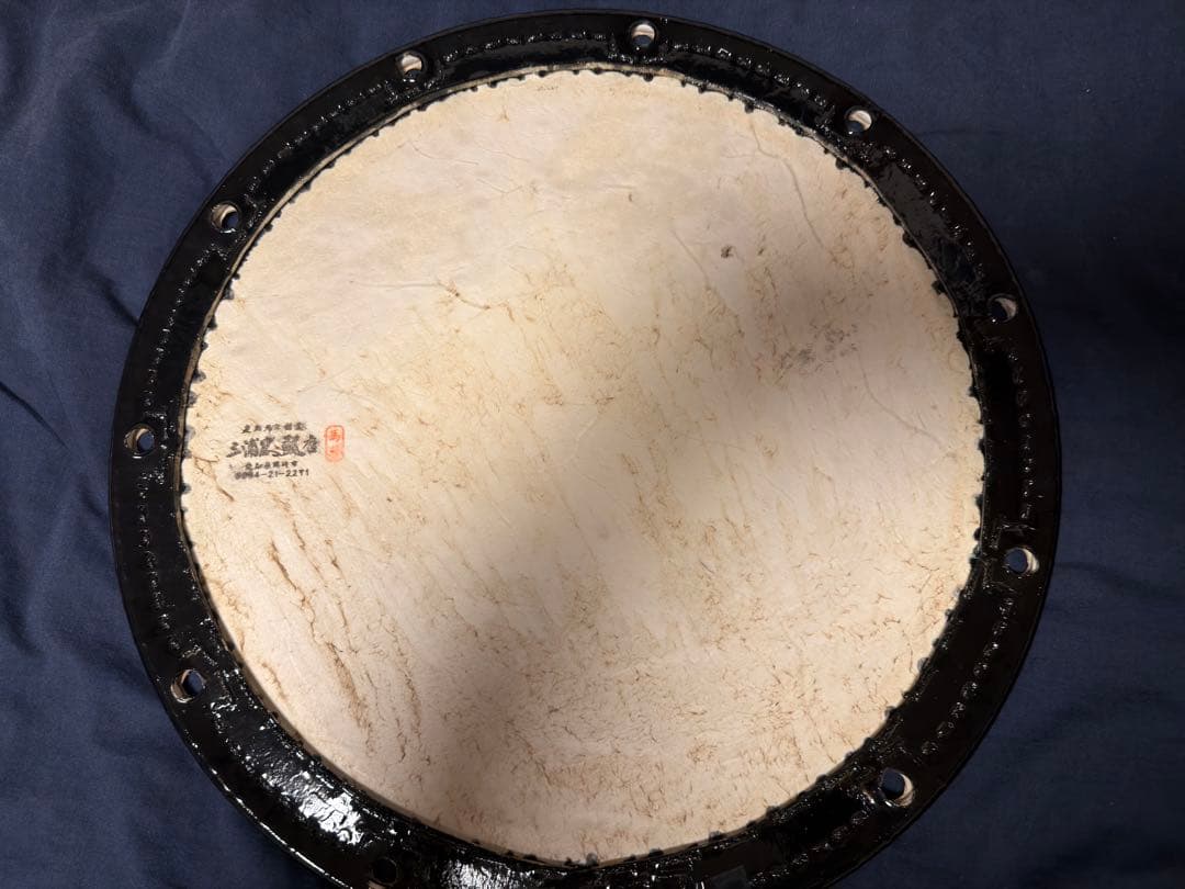 桶太鼓　1尺6寸（1.6尺）　三浦太鼓　ケース付き