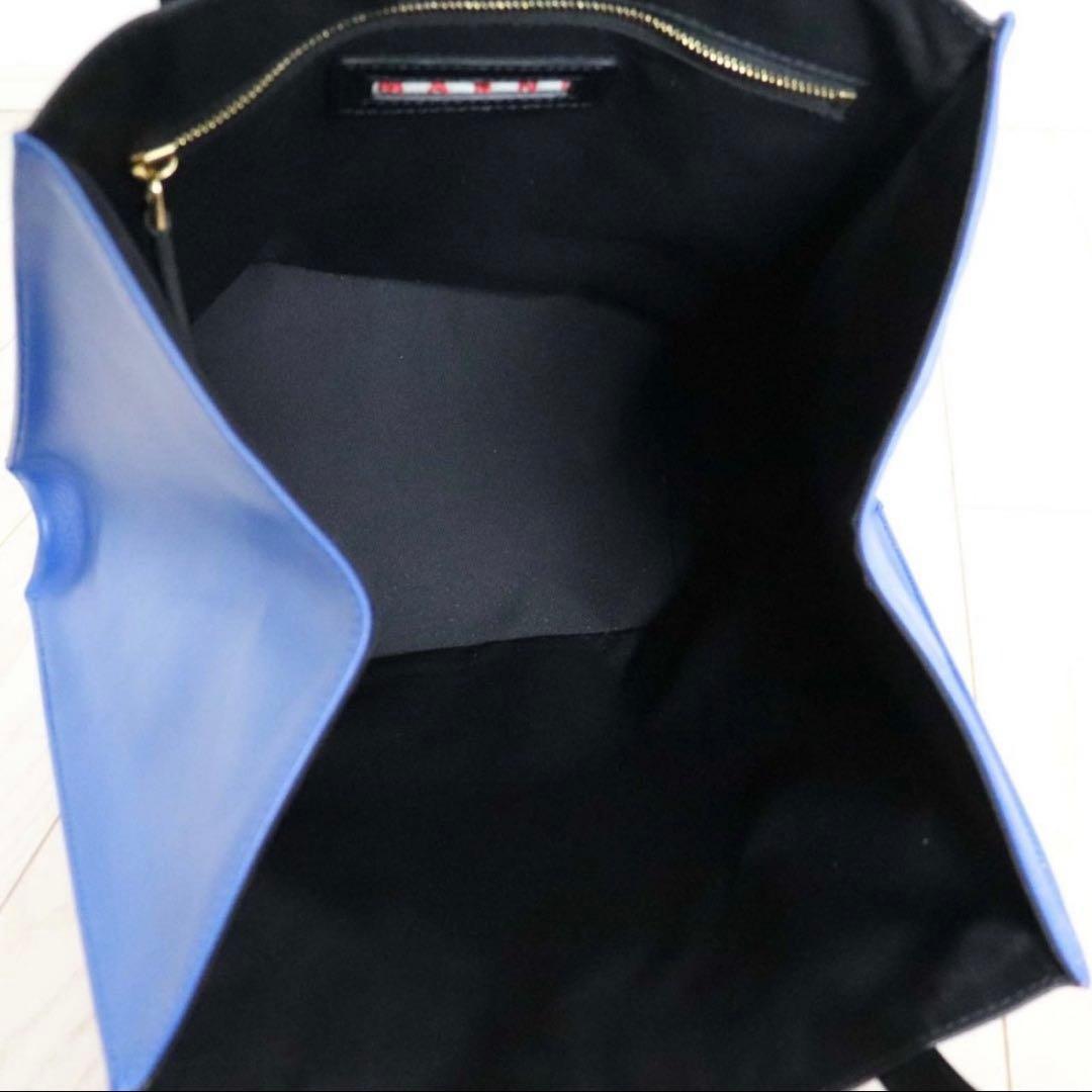 良品 MARNI マルニ 変形 レザー ショルダー トート バッグ 肩掛け