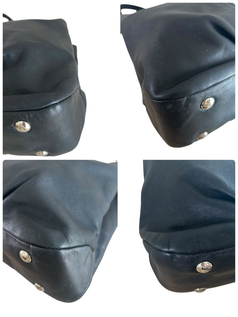 【美品】 コーチ ソーホー レザー トートバッグ 肩掛け 黒 レディース