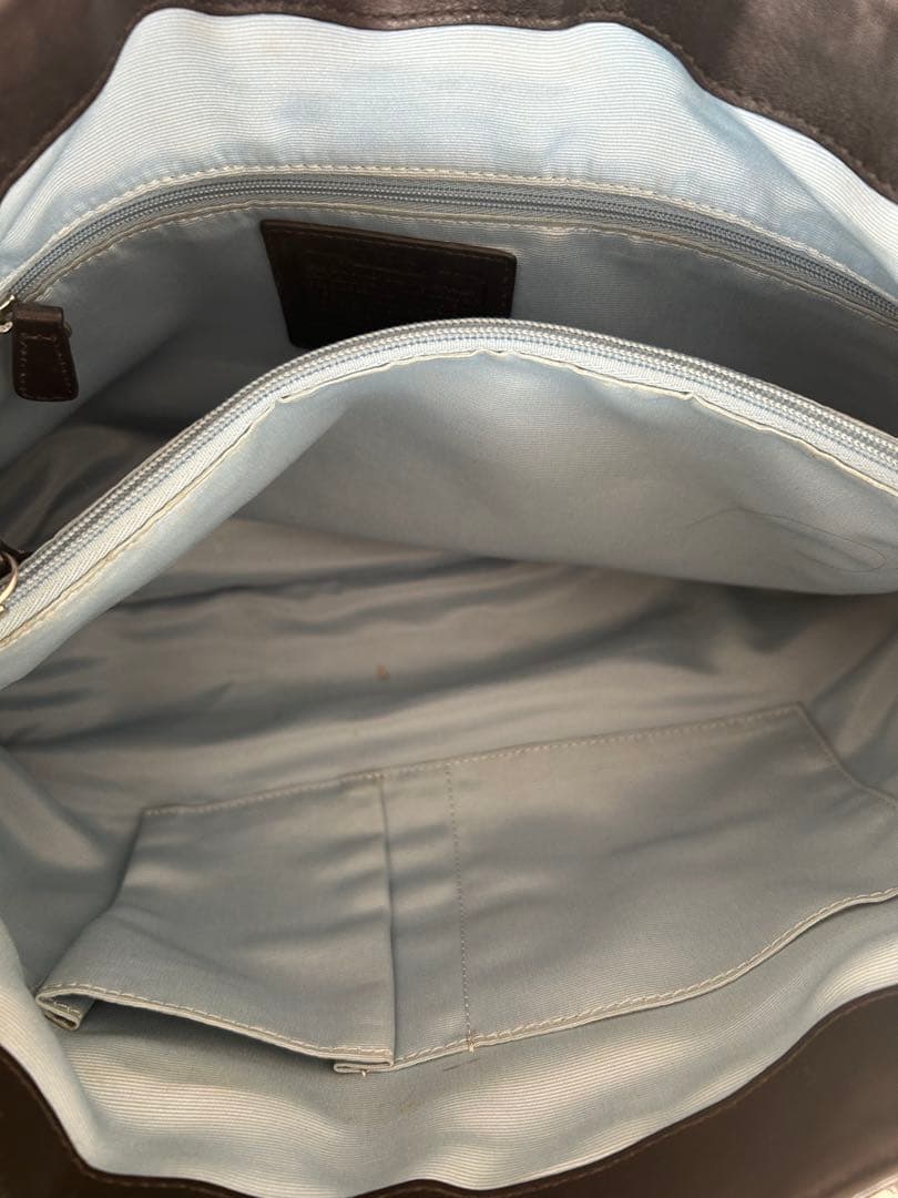 【美品】 コーチ ソーホー レザー トートバッグ 肩掛け 黒 レディース