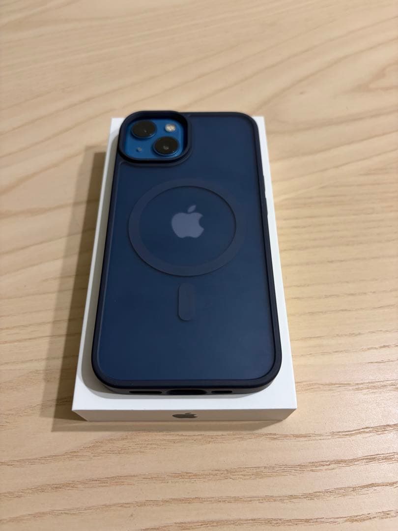 iPhone13 SIMフリー 128GB ブルー　箱、ケース等、付属品あり