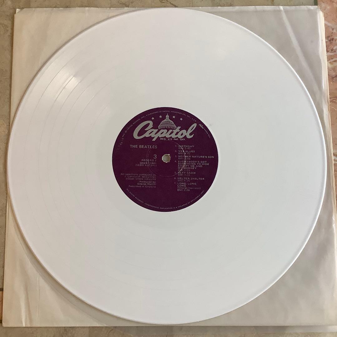 激レア!レコード新品同様! 1978年発売 ホワイトレコード ビートルズ US盤