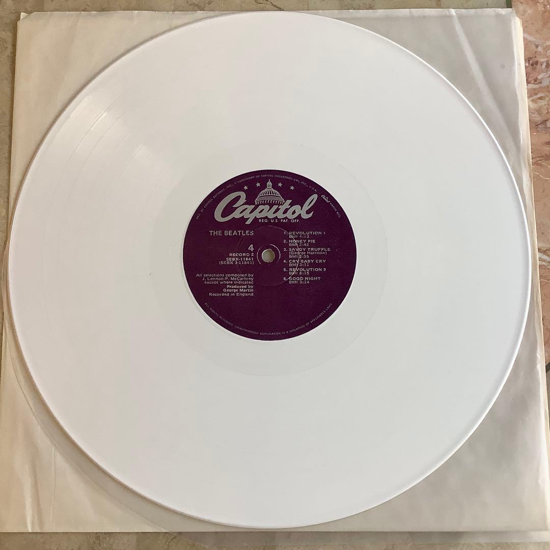 激レア!レコード新品同様! 1978年発売 ホワイトレコード ビートルズ US盤