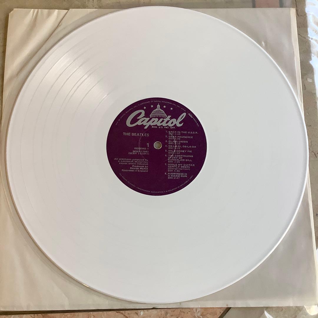 激レア!レコード新品同様! 1978年発売 ホワイトレコード ビートルズ US盤
