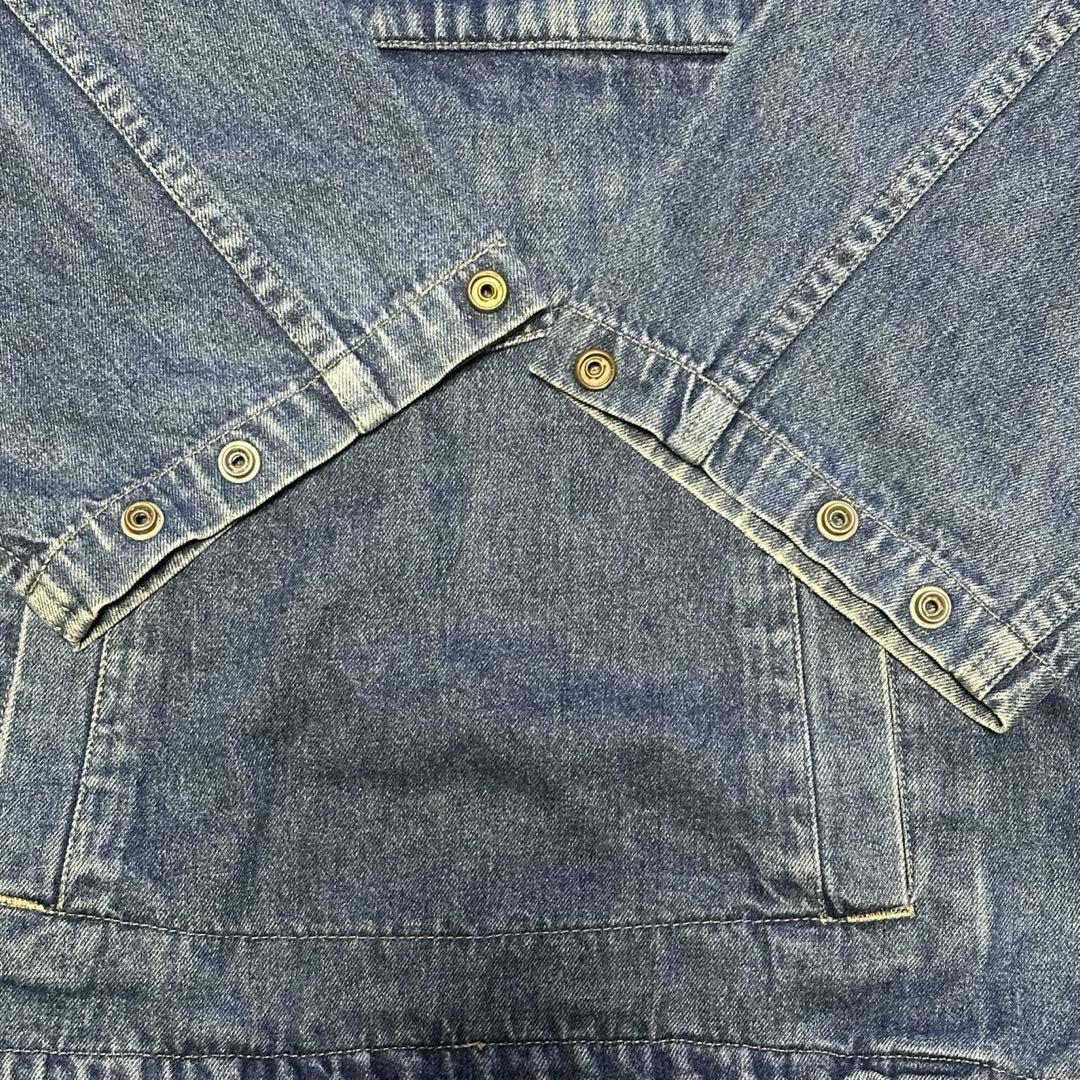 90s デニム プルオーバー アノラック パーカー ほぼGAP ヴィンテージ