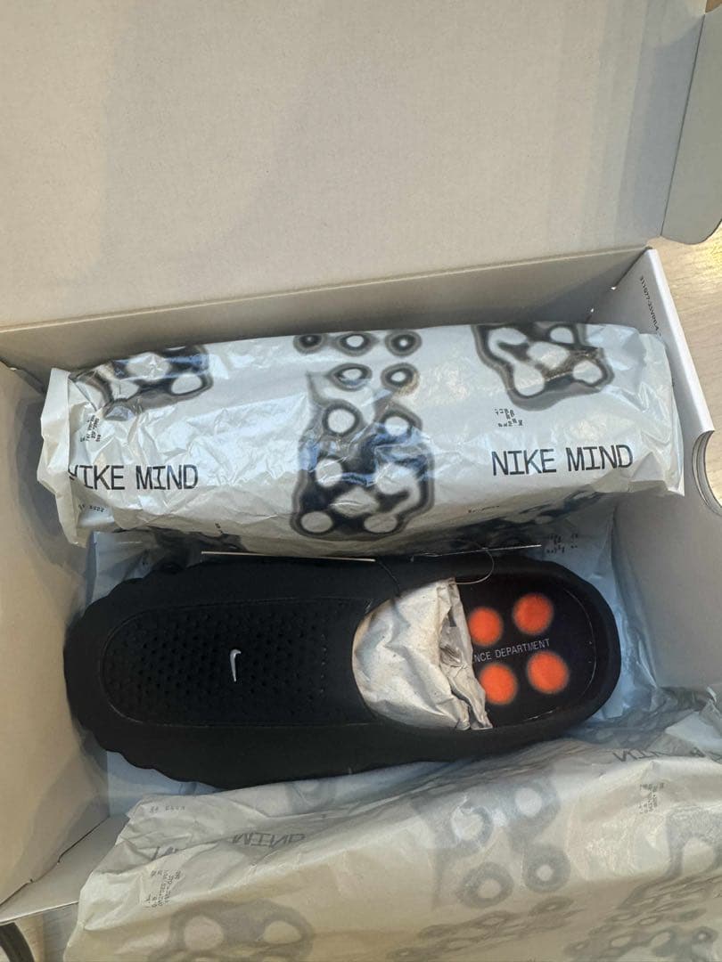 【27cm】 Nike Mind 001 Mules Black レシート原本付