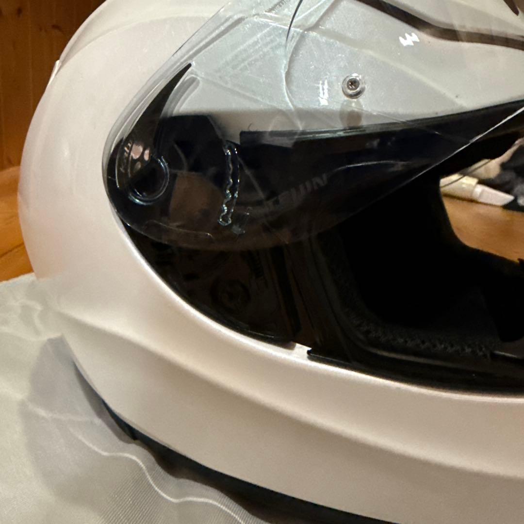 Kabuto シューマ フルフェイス ホワイト 純正ブルーシールド付き