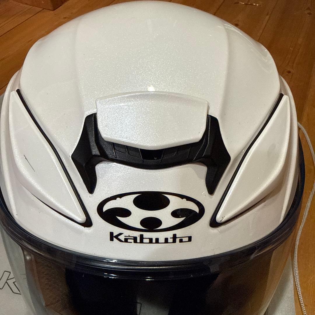 Kabuto シューマ フルフェイス ホワイト 純正ブルーシールド付き