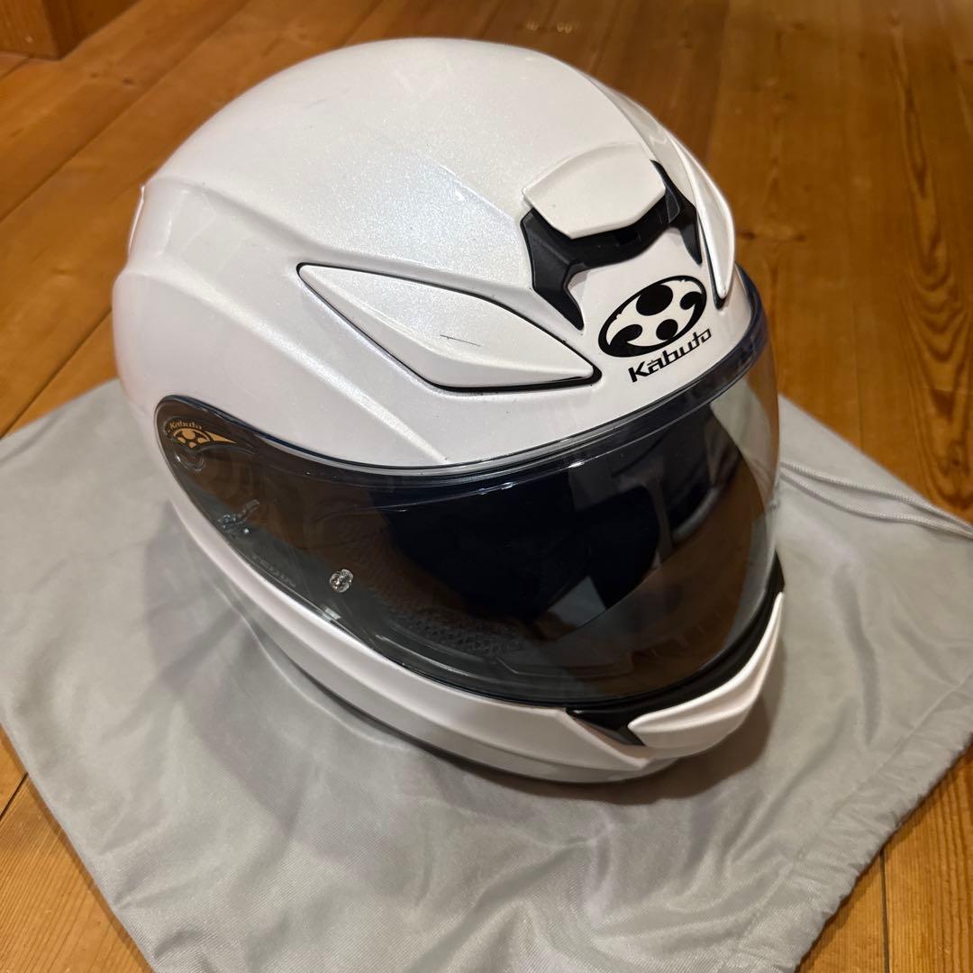 Kabuto シューマ フルフェイス ホワイト 純正ブルーシールド付き