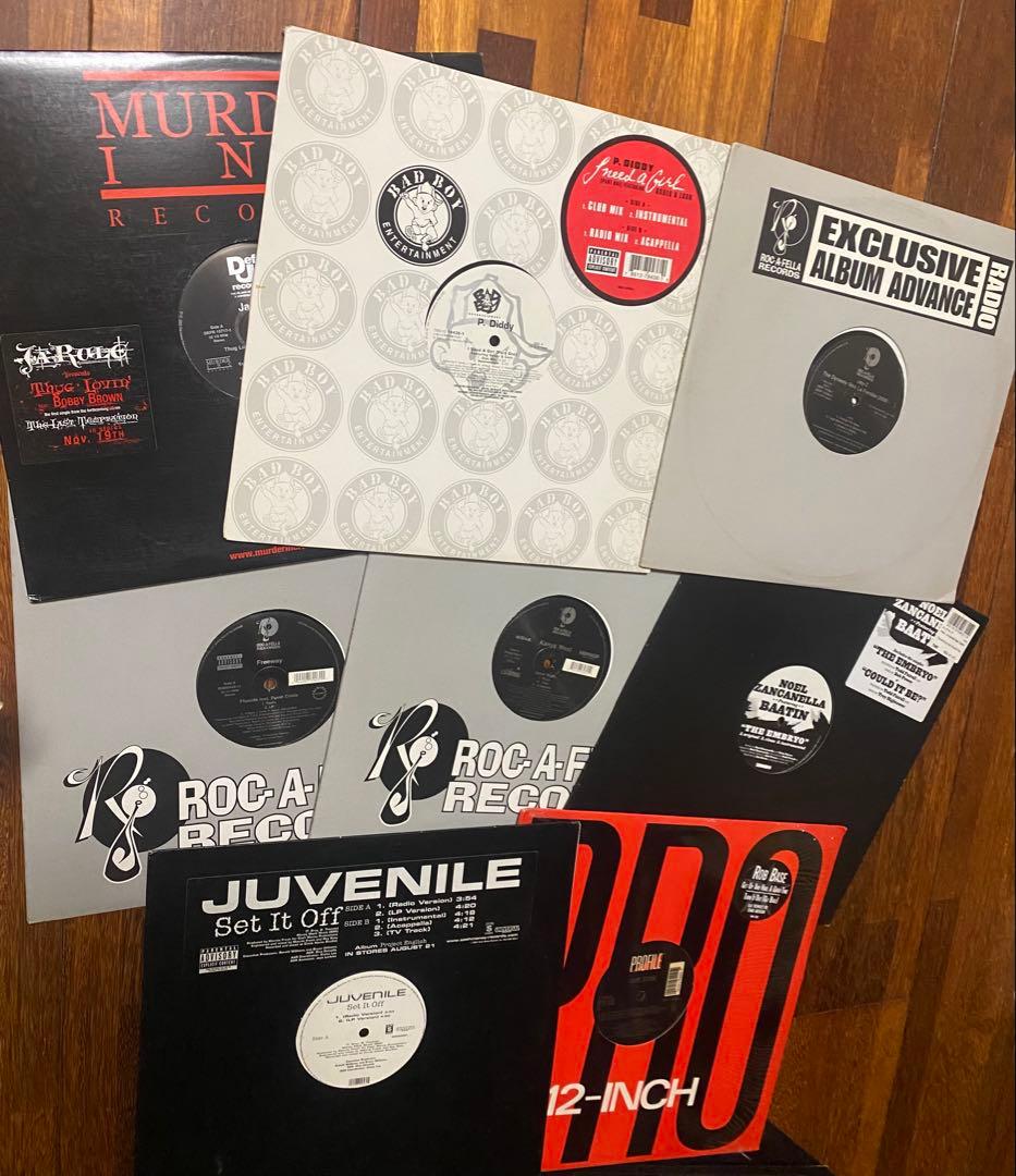 ▽▽ HIPHOP、R&Bレコード 75枚セット 90's classic