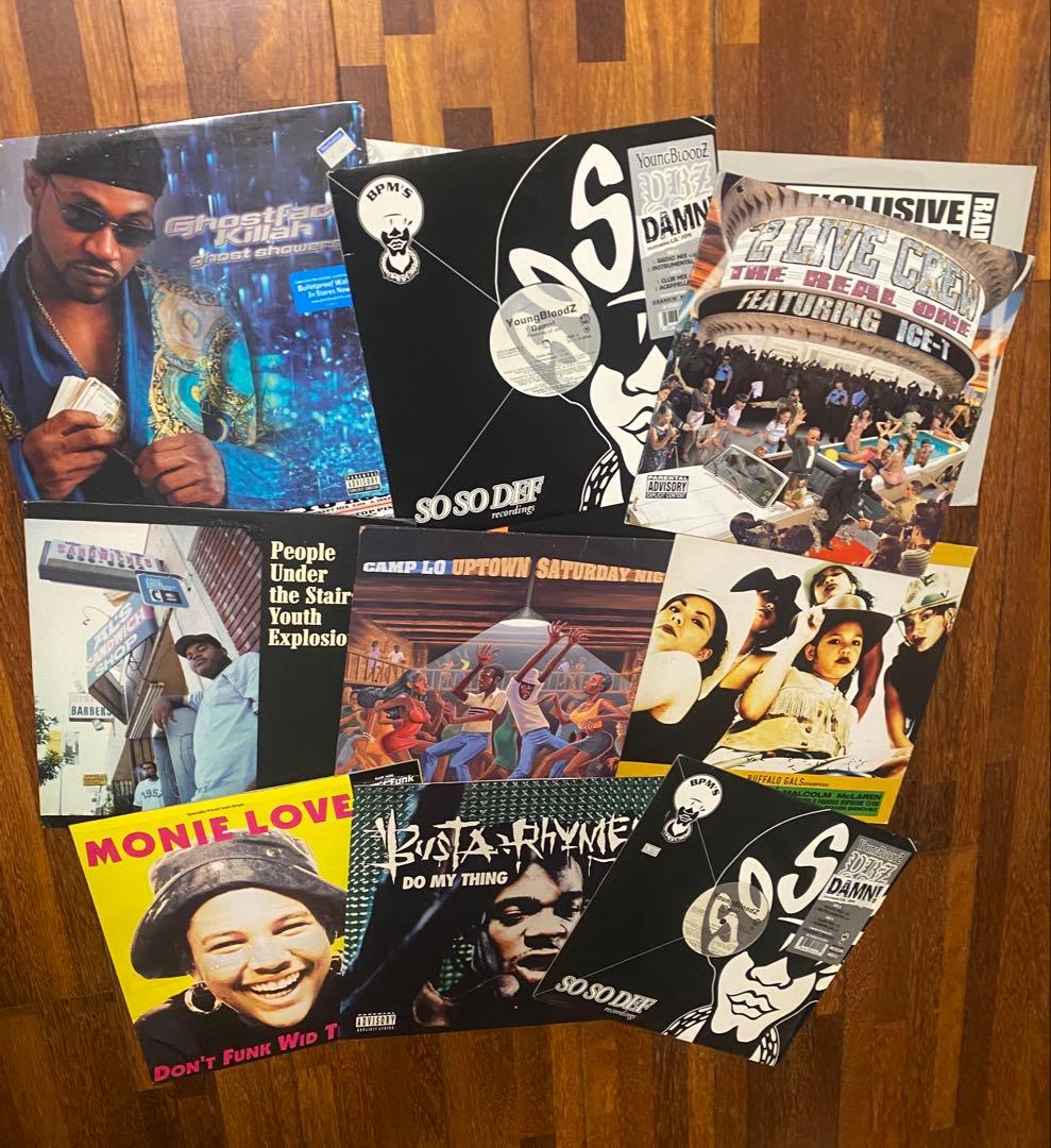 ▽▽ HIPHOP、R&Bレコード 75枚セット 90's classic
