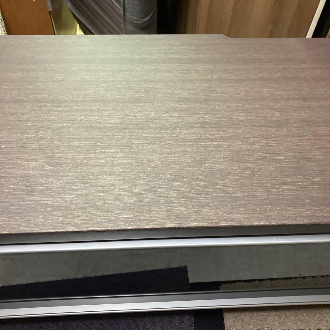 未使用　ダークブラウンテレビ台 シギヤマ家具　ガラス扉付　展示品　幅約150cm