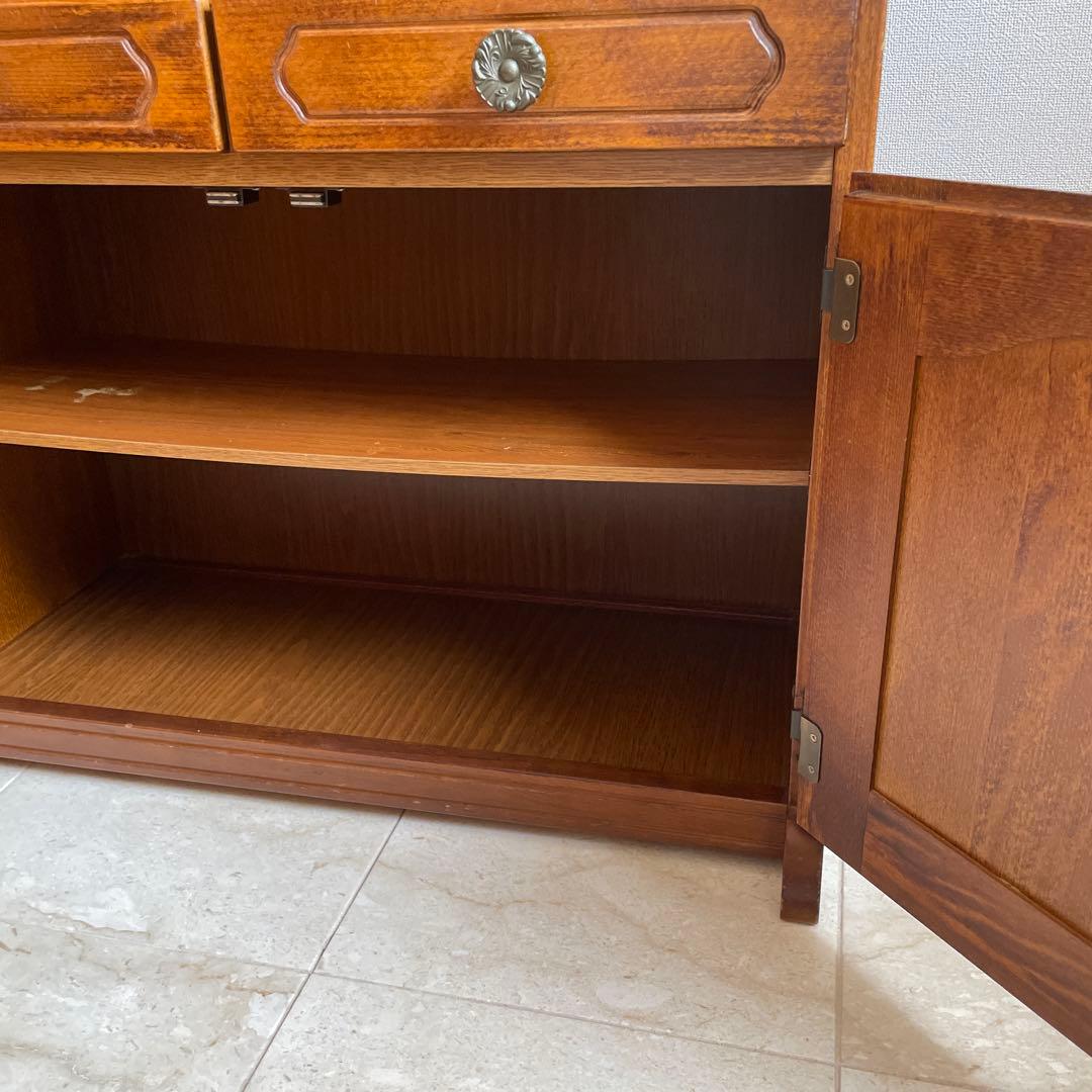 ※値引き※カリモク キャビネット チェスト　電話台　レトロ　アンティーク