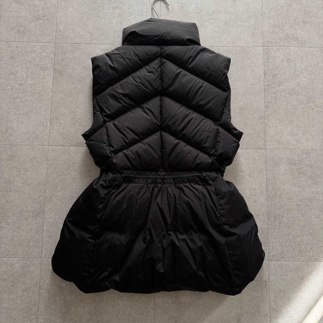 モンクレール　ANA　ダウンベスト　ロング　ロゴワッペン　1　黒　近年モデル