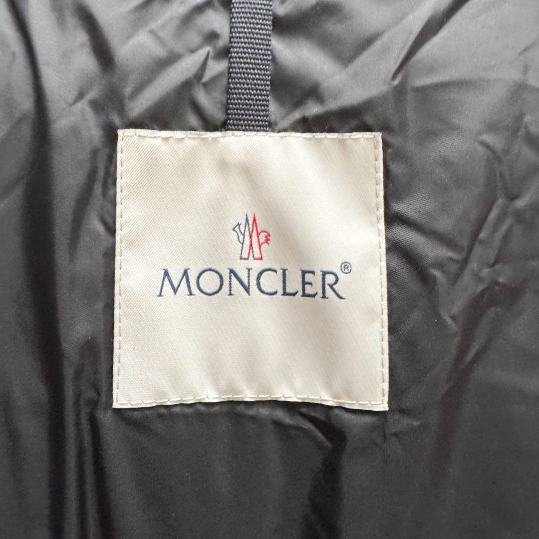モンクレール　ANA　ダウンベスト　ロング　ロゴワッペン　1　黒　近年モデル