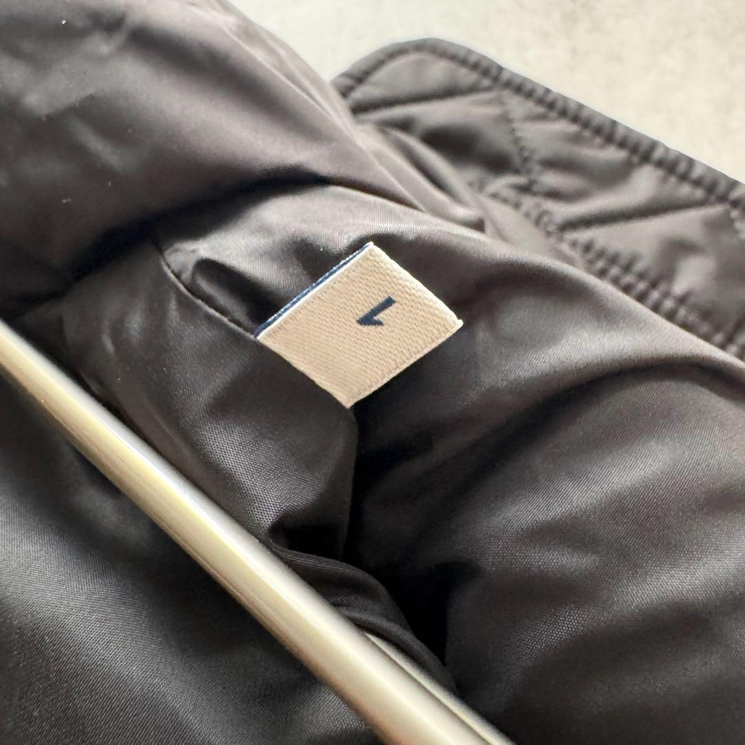 モンクレール　ANA　ダウンベスト　ロング　ロゴワッペン　1　黒　近年モデル