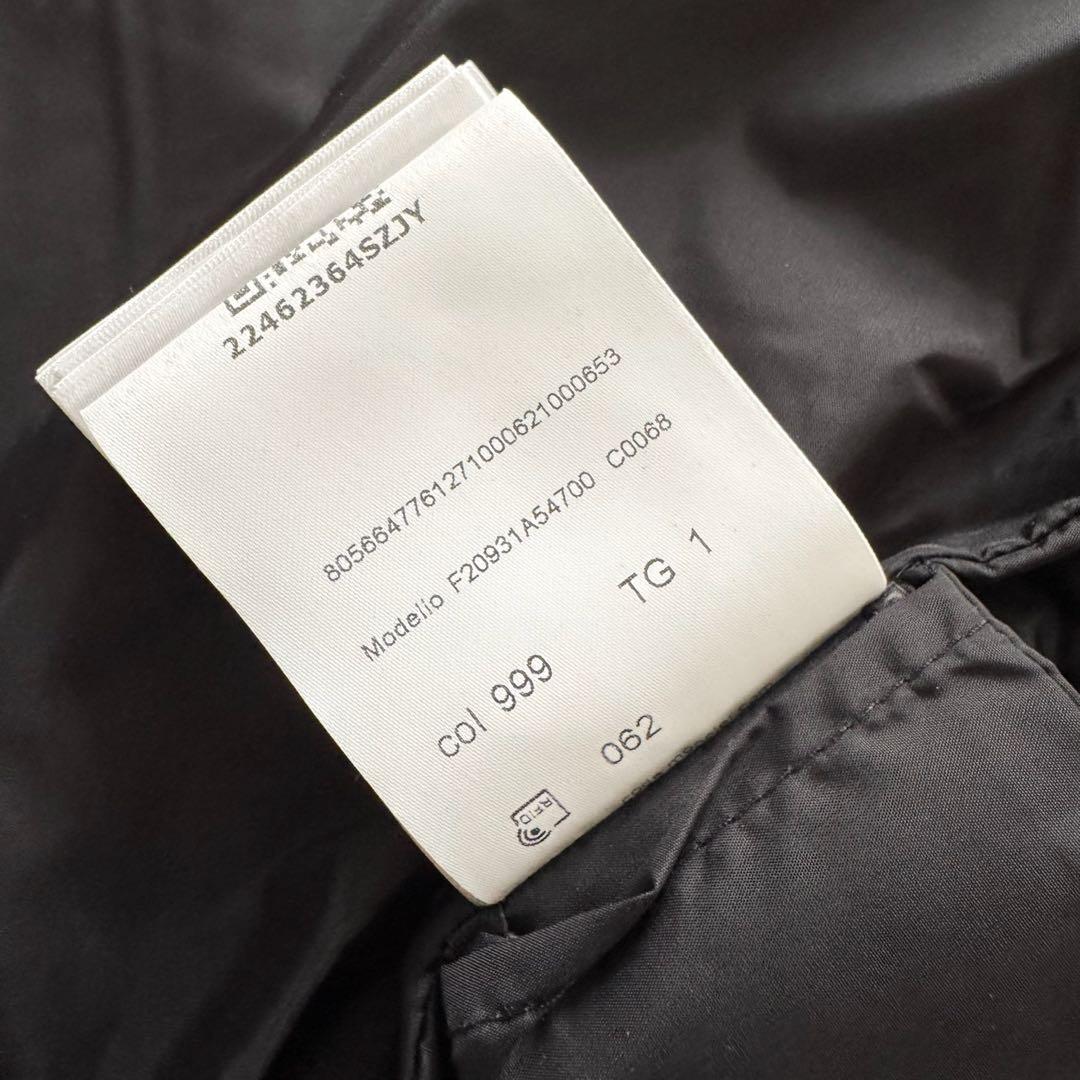 モンクレール　ANA　ダウンベスト　ロング　ロゴワッペン　1　黒　近年モデル