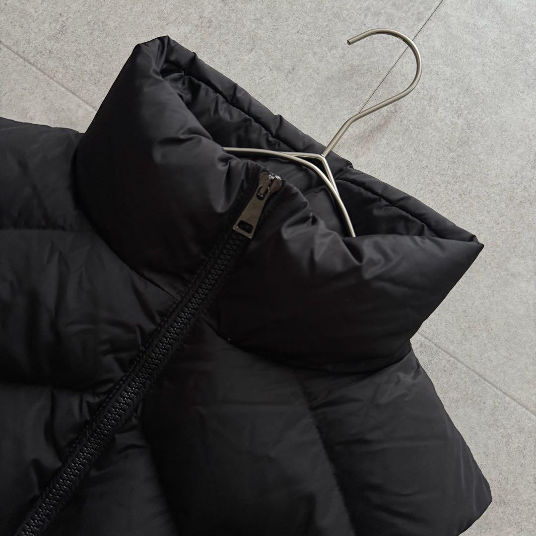 モンクレール　ANA　ダウンベスト　ロング　ロゴワッペン　1　黒　近年モデル