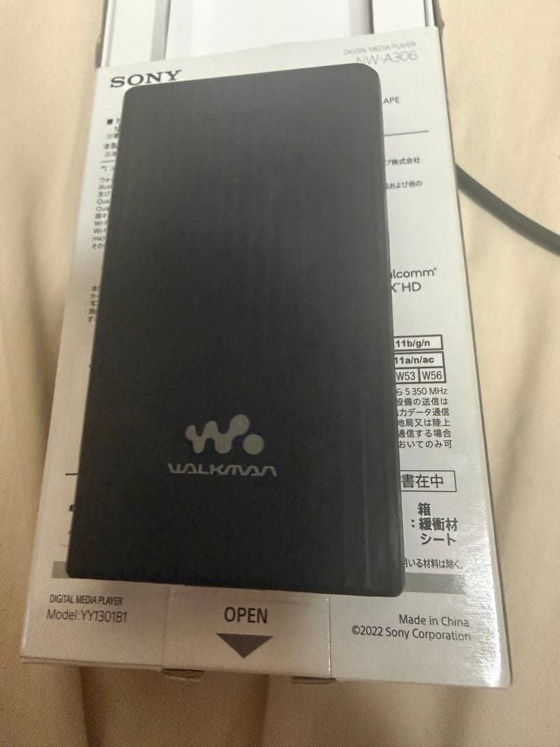 SONY NW-A306　ブルー　ウォークマン