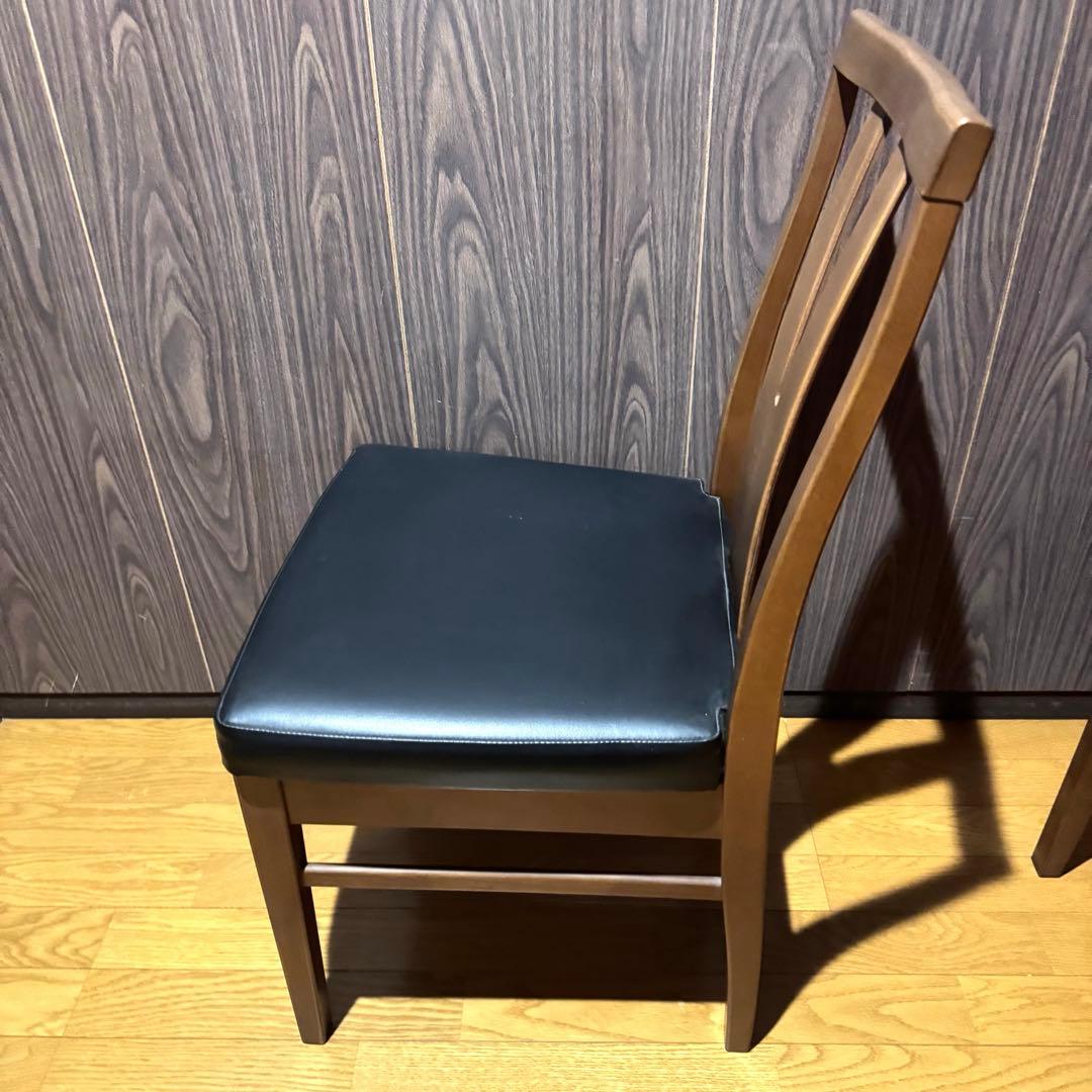 【アンティーク】マルニ木工　木製 ダイニングチェア 椅子 2脚セット