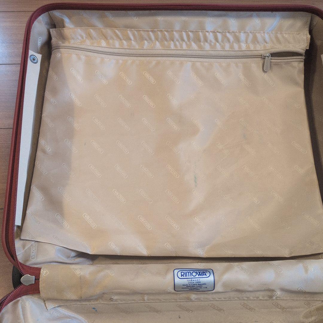 RIMOWA 赤 キャリーケース　サルサデラックス　四輪