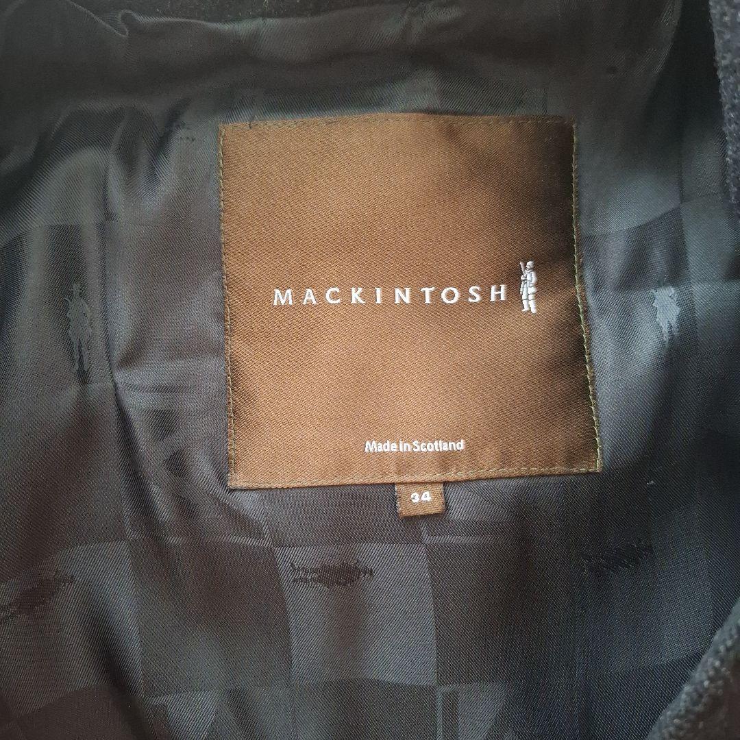 マッキントッシュ　ウールコート　フード取り外し　チェスターコート
