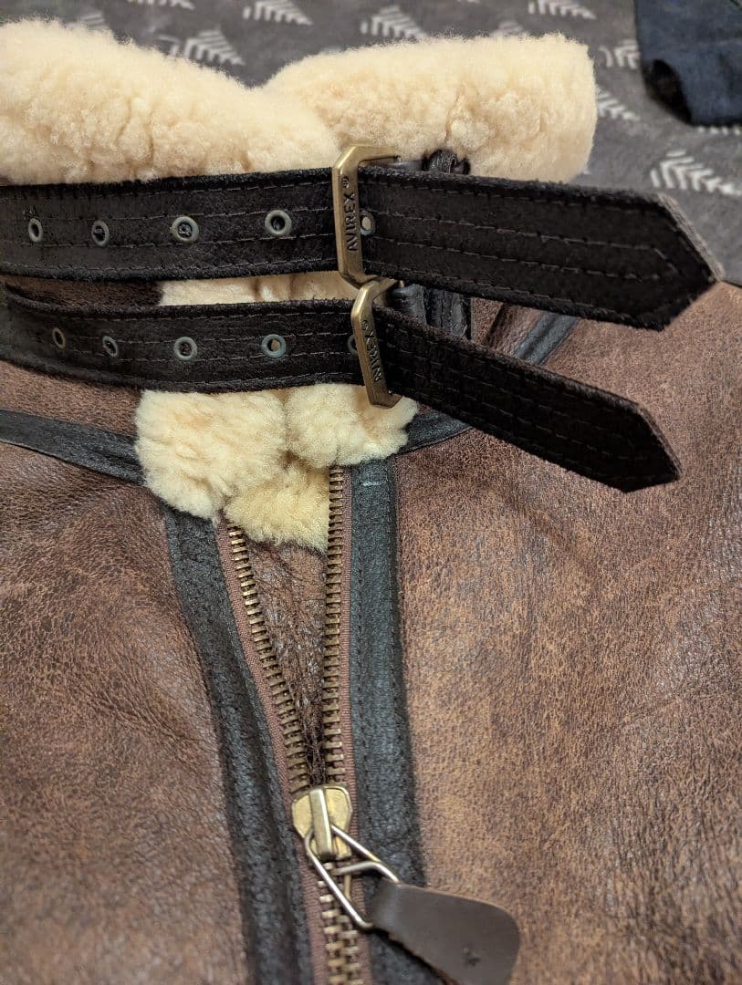 アビレックス　B3 ムートン　美品　size40　ビンテージ