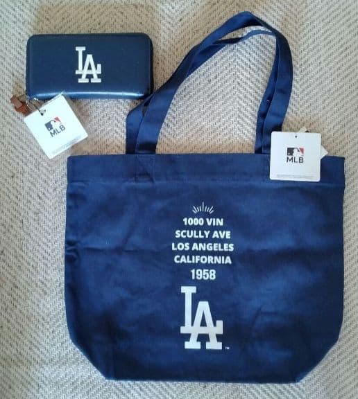 長財布＆キャンパストートーバッグ　ロサンゼルス・ドジャース　大谷翔平　山本由伸