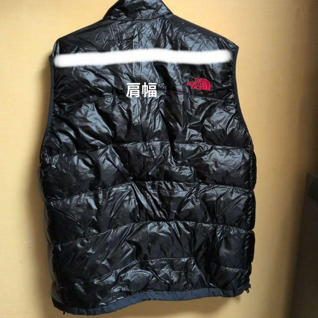 美品 THE NORTH FACE SUMMIT ダウンベスト ブラック 赤ロゴ