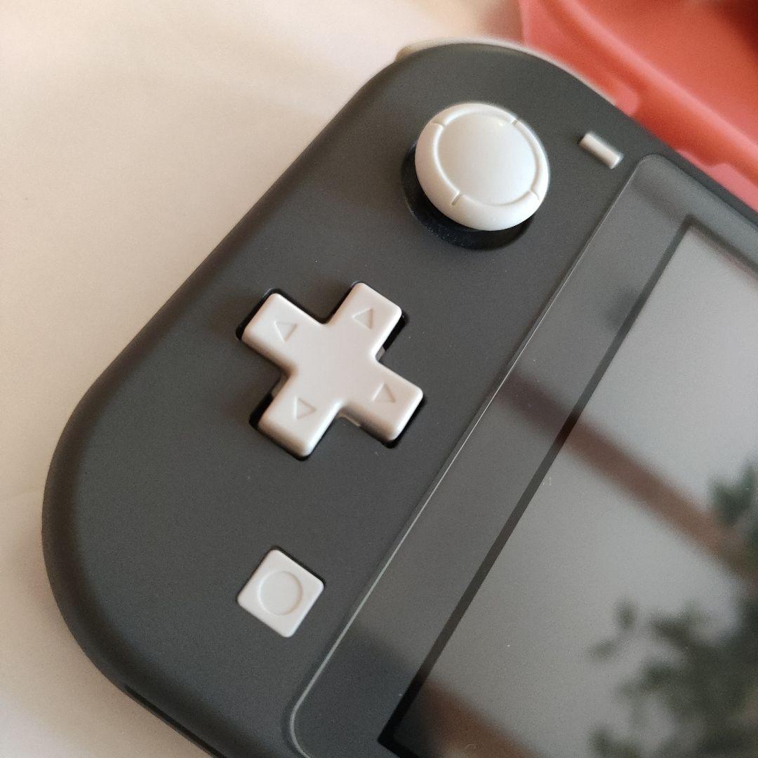 Nintendo Switch Lite本体グレー+純正ACアダプター（箱無し）