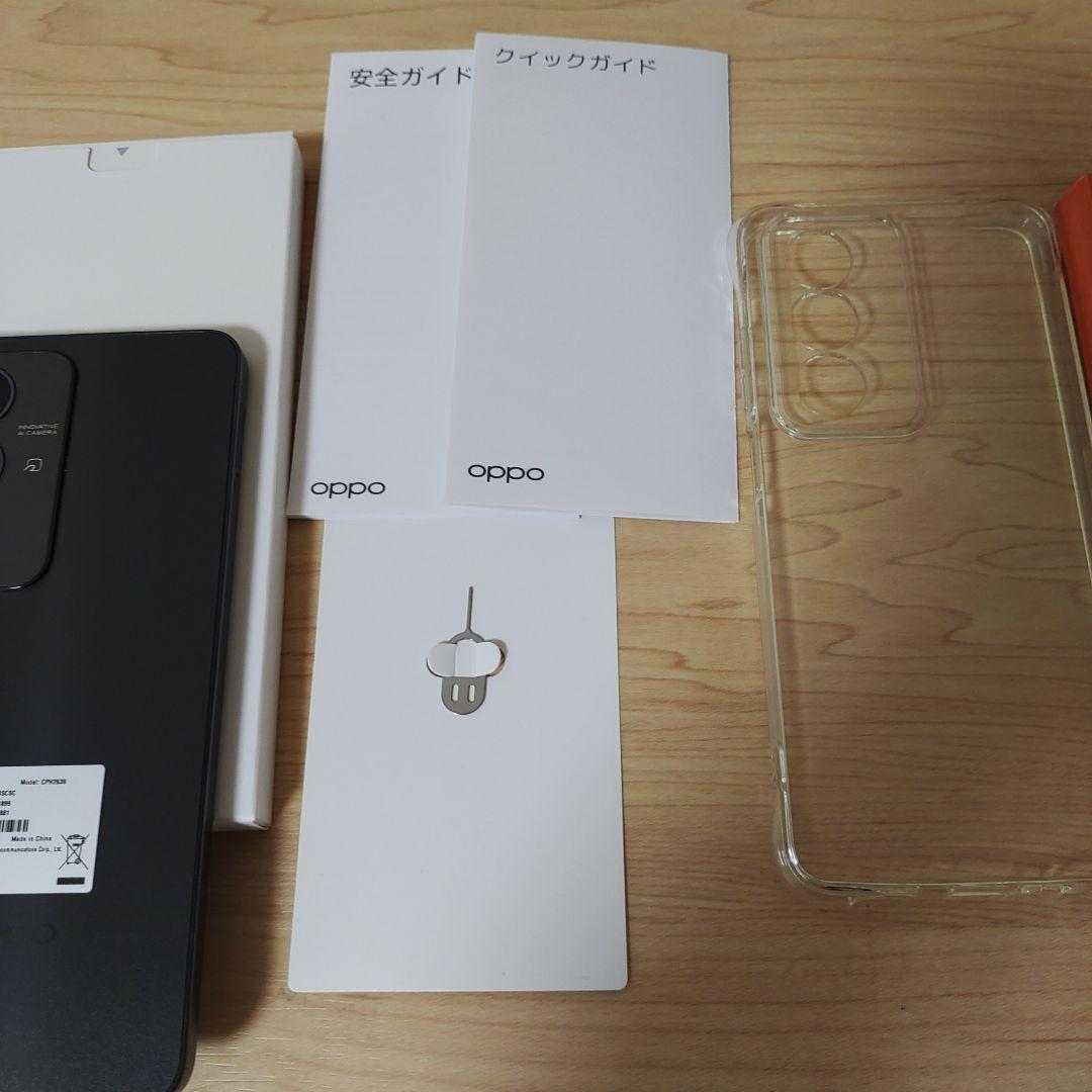 OPPO A35G　ブラック　本体箱付き、画面保護アクセサリー付き、SIMフリー