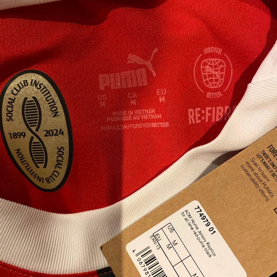 ラインデルス　ACミラン　24/25　ホーム　スーペルコッパ・イタリア決勝仕様