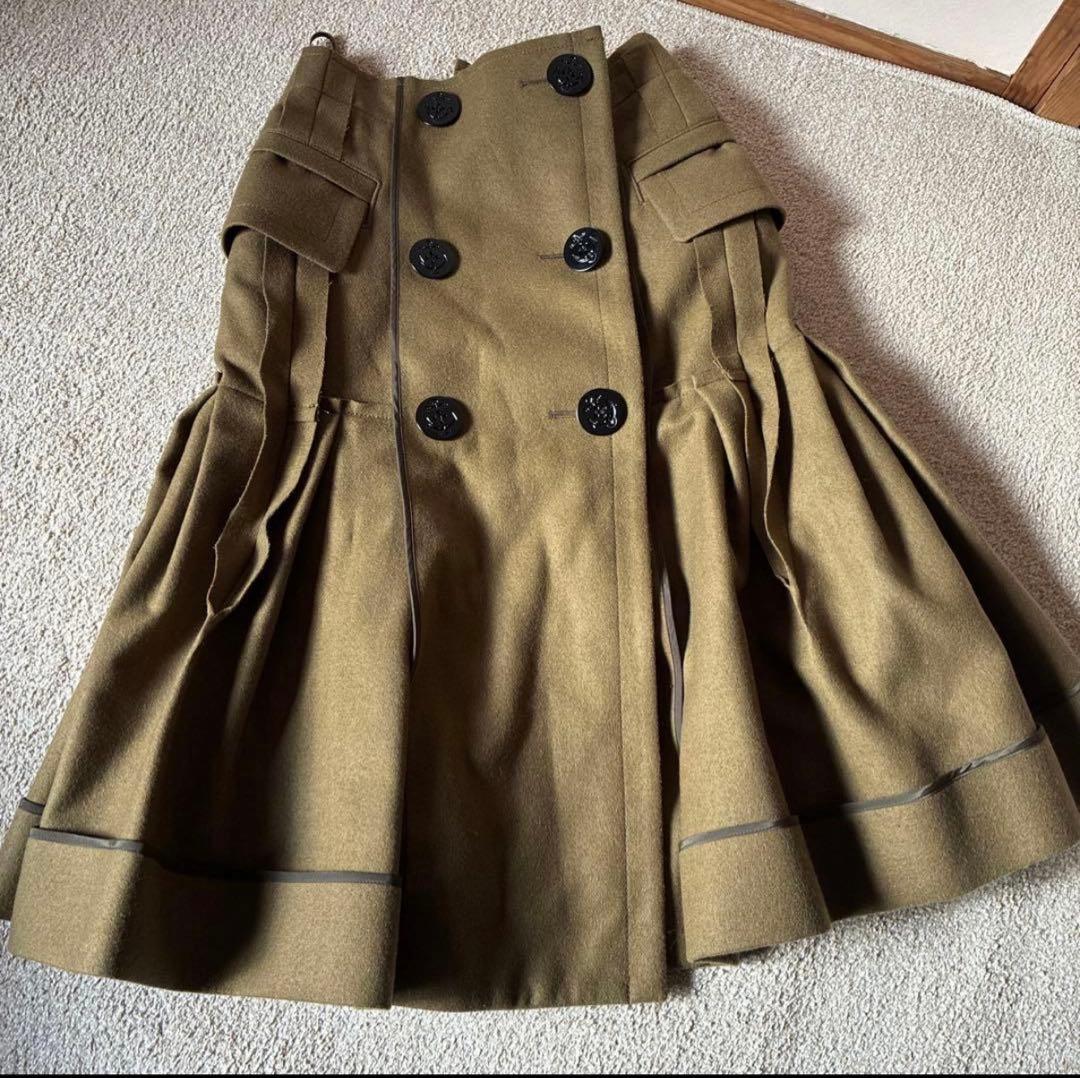 【専用】sacai ウールメルトンスカート サイズ1