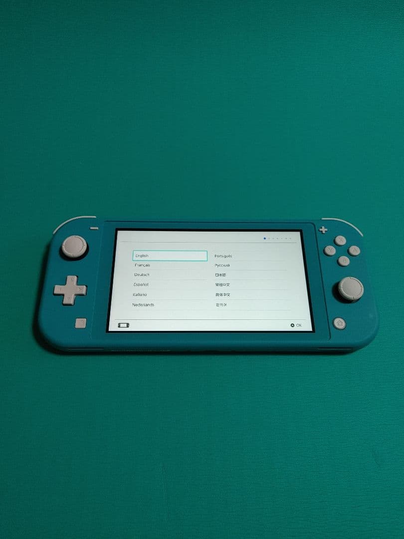 ニンテンドースイッチライト　ターコイズ　充電器　箱付属