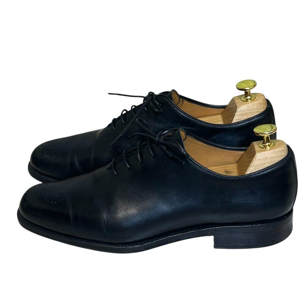 【美品】希少YANKO ホールカット メダリオンシューズ ブラック 7