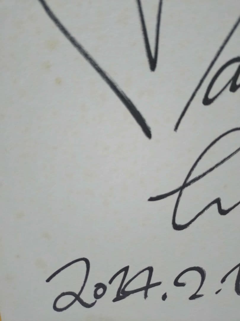 比嘉愛未 直筆サイン色紙 & anan No.2448 増刊号