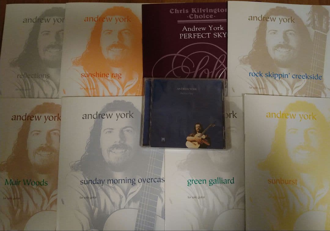 Andrew York アンドリュー・ヨーク 楽譜23冊 CD3枚セット