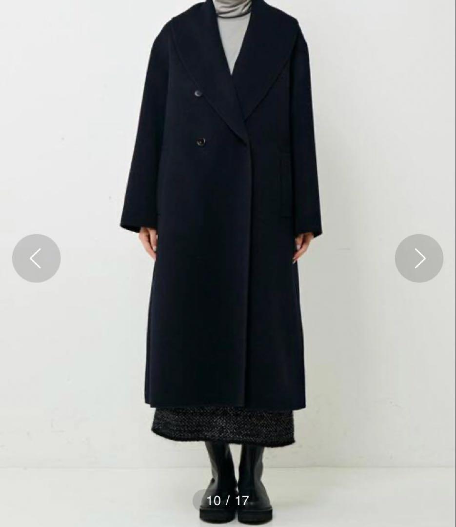 martinique/ショールカラーコート ¥99,000