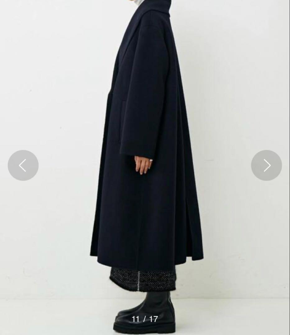 martinique/ショールカラーコート ¥99,000