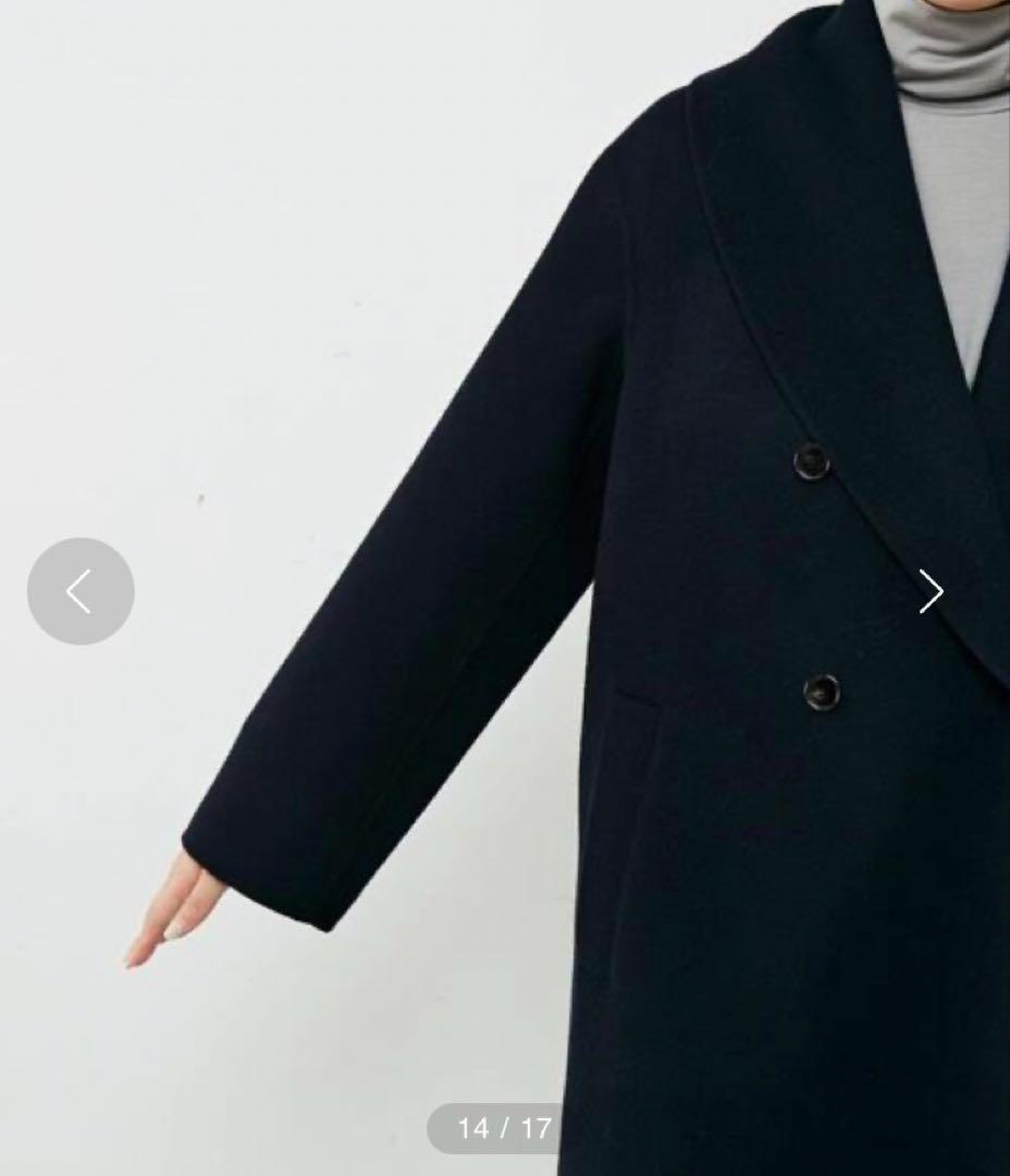 martinique/ショールカラーコート ¥99,000