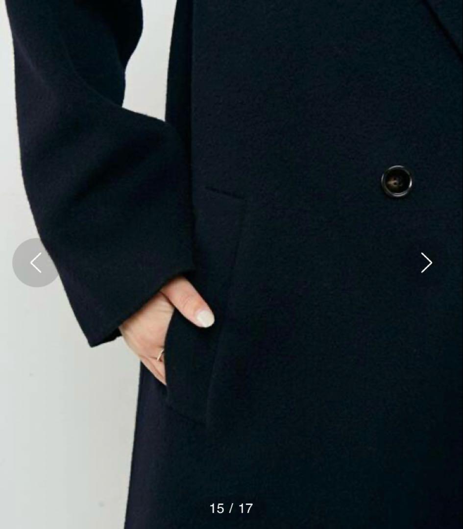 martinique/ショールカラーコート ¥99,000