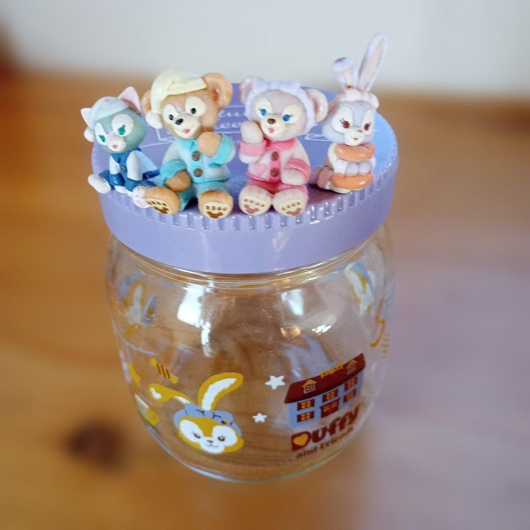 ダッフィーフレンズ 紅茶 フィギュアつき ガラス瓶 7個セット